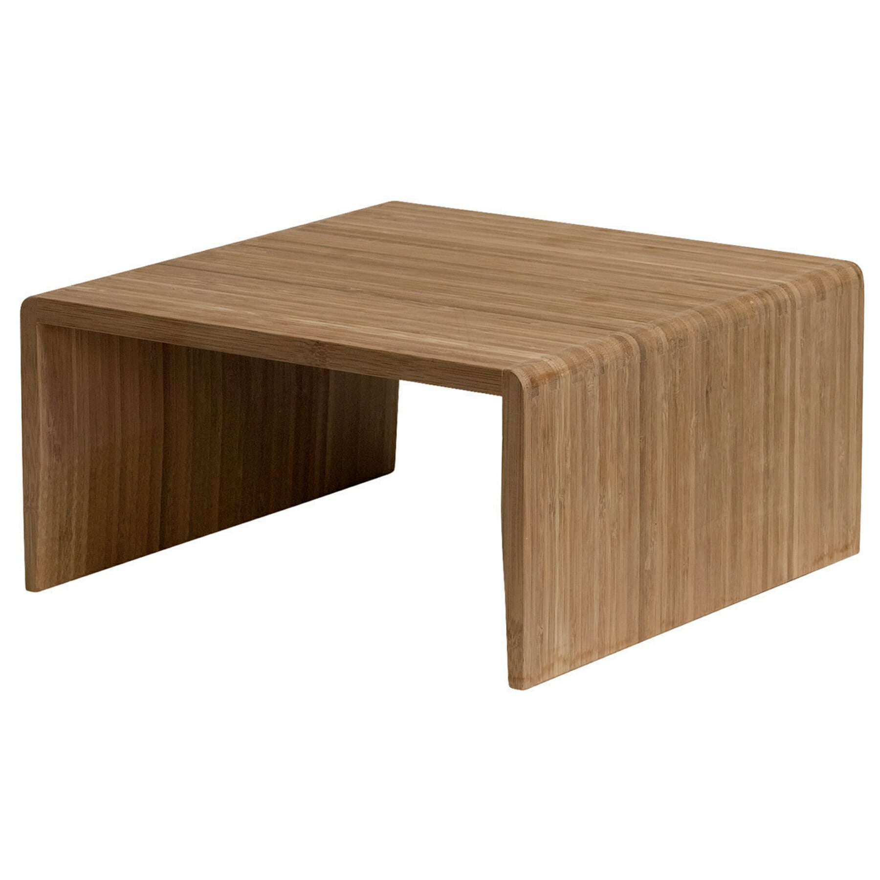 Bugambilia 2-Piece 12" Square Bamboo Riser Set