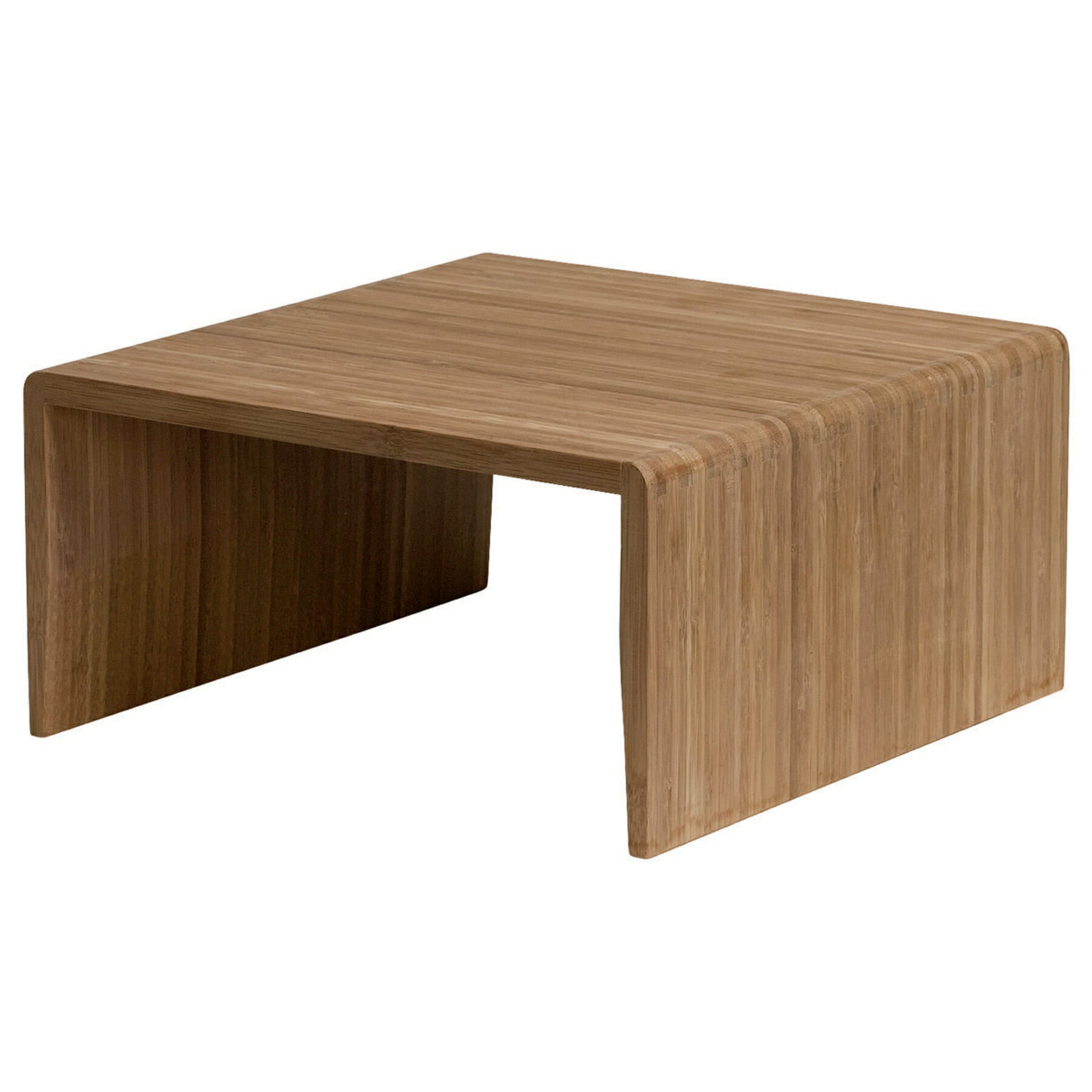 2-Piece 8" Square Bamboo Riser Set
