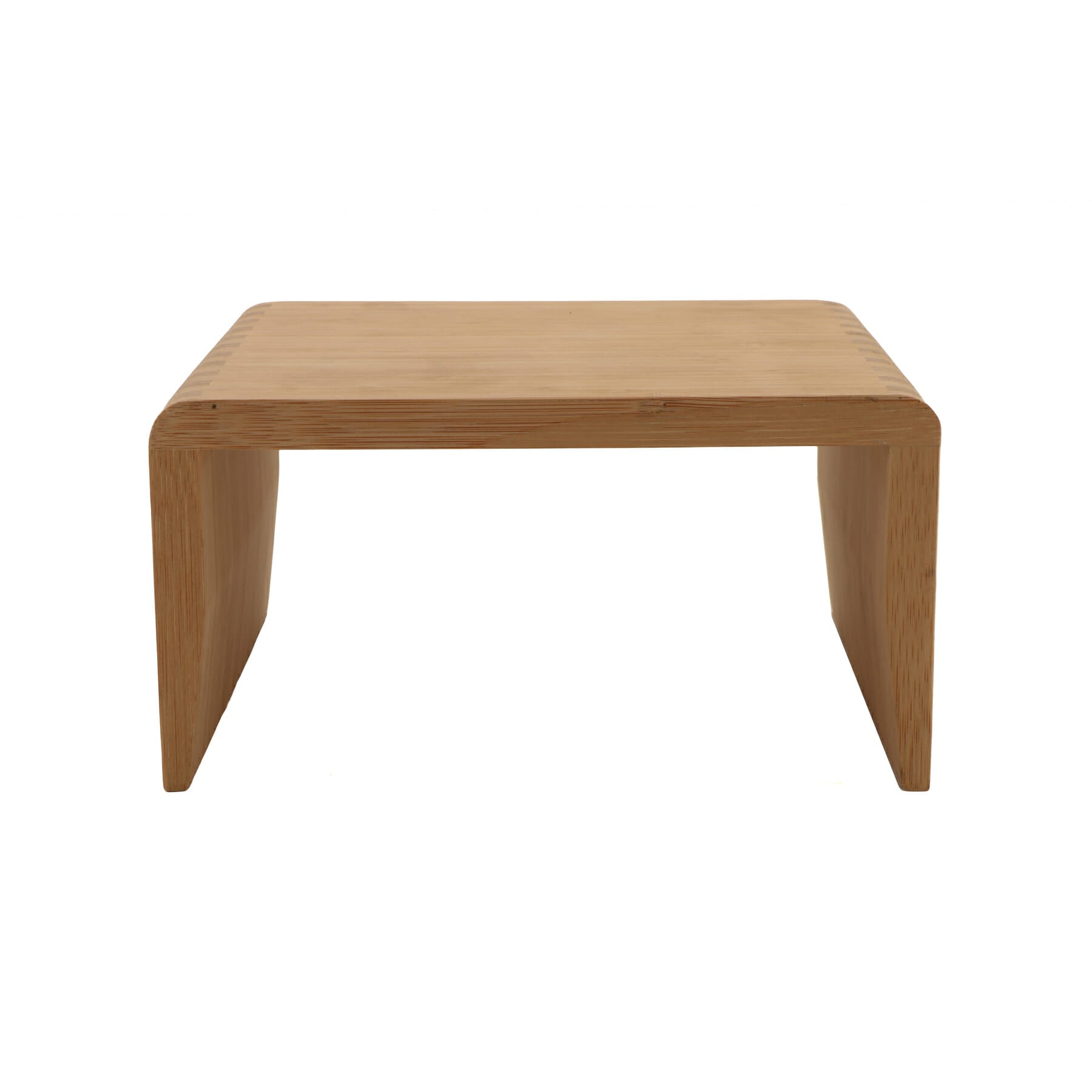 2-Piece 8" Square Bamboo Riser Set