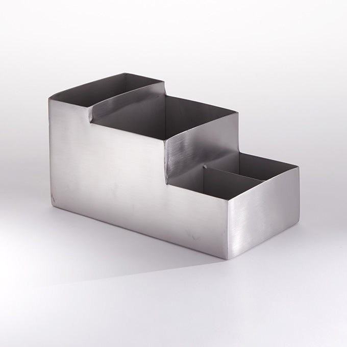 4-Compartment Coffee/Bar Organizer, Stainless Steel