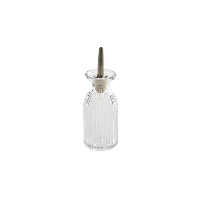 Fluted Glass Bitters Bottle, 3 oz.