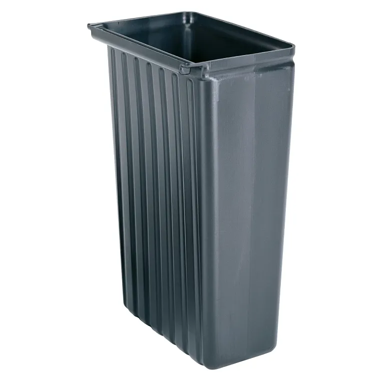 8 Gallon Trash Container, Black