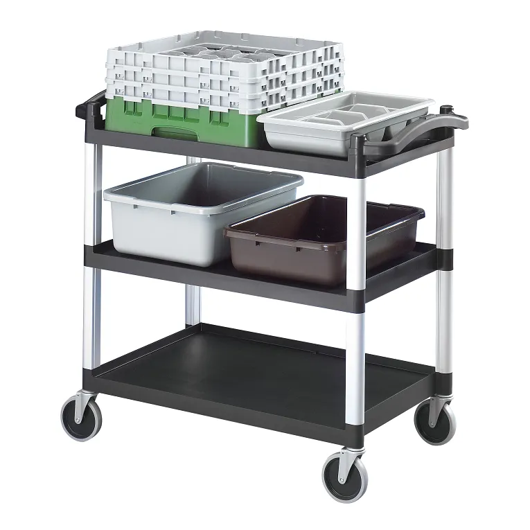 Shelf Panel Set for KD Utility Cart, Black