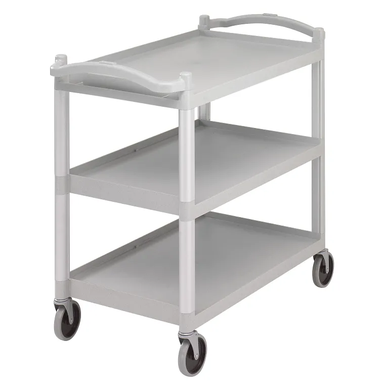 3-Shelf Utility Cart, 400 lb. Capacity, Gray