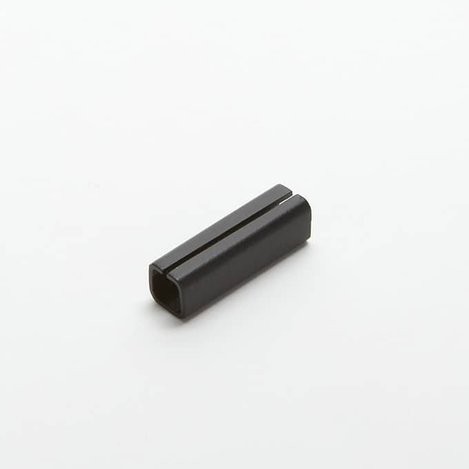 Card Holder, Stainless Steel, 1-1/2"L, Black