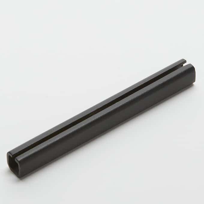 Card Holder, Stainless Steel, 4-1/8"L, Black