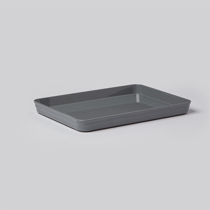 Del Mar 11-3/8"L x 8-3/8"W Rectangular Lid/Platter for B11G, Gray
