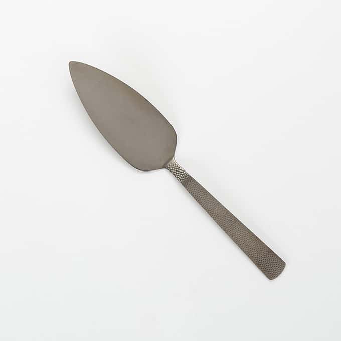 Pie Server, 10"L, Hammered, Vintage Black
