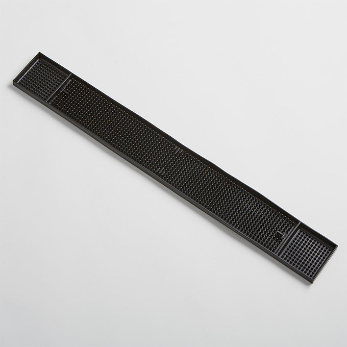 3-1/4" x 27" Bar Mat, Black
