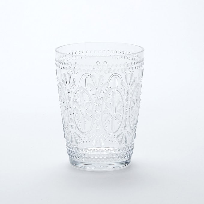 Plastic Beverageware 14 oz. Stackable Glass, Clear