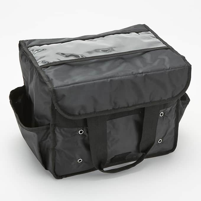 Deluxe Sandwich Delivery Bag, 15" x 9" x 12", Black