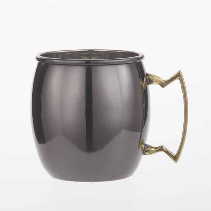 Moscow Mule Mug, 16 oz., Black Satin Finish