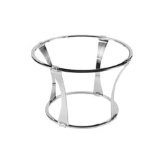 Round Stainless Riser, 11.5"D x 5.75"H, Silver