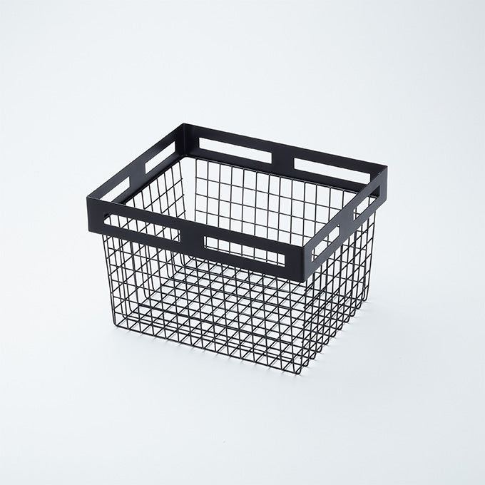Black Twilight Nestable Basket, 12-1/8"L x 10"W x 8"H