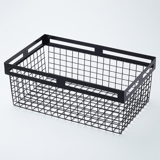 Black Twilight Nestable Basket, 20-3/8"L x 12-3/10"W x 8"H