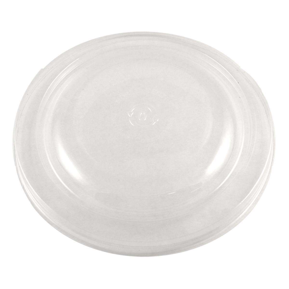 PLA Lid for 16-32 oz Fiber Bowls, Clear