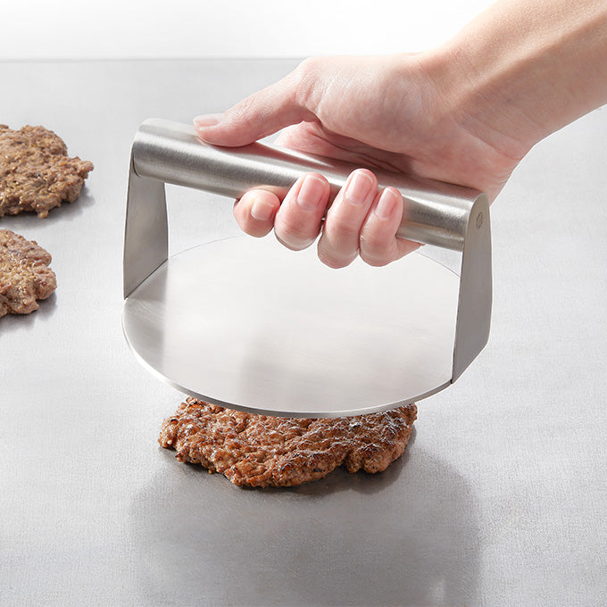 6" Burger Press, Stainless Steel