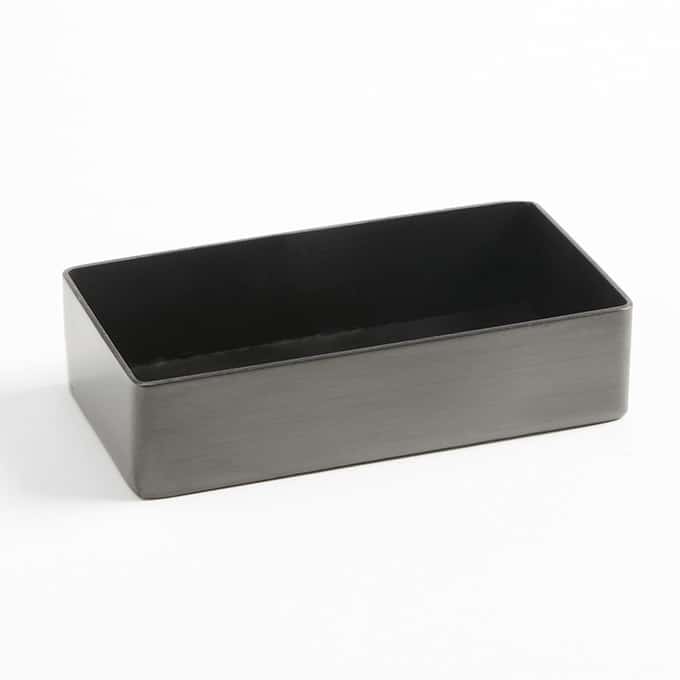 Stainless Steel Holder/Tray, PVD Black