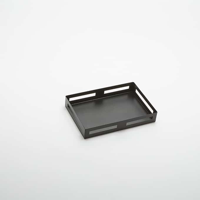 Multi Function Riser, 12-1/8"L x 8-1/8"W x 2"H, Black Stainless Steel