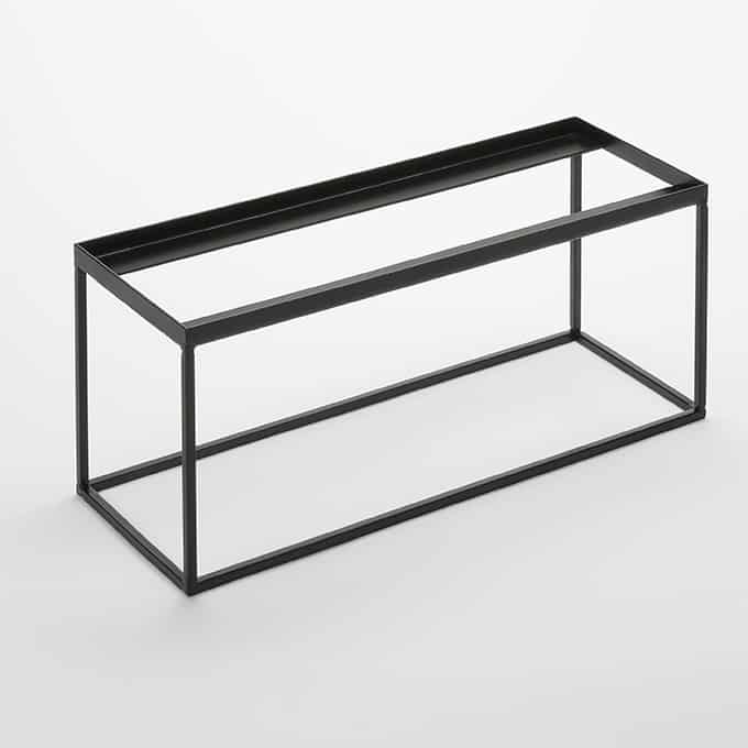 Twilight Riser, 15"L x 5-1/2"W x 6"H, Black Metal