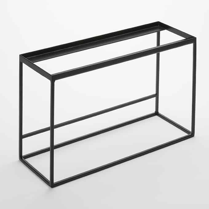 Twilight Riser, 15"L x 5-1/2"W x 9"H, Black Metal
