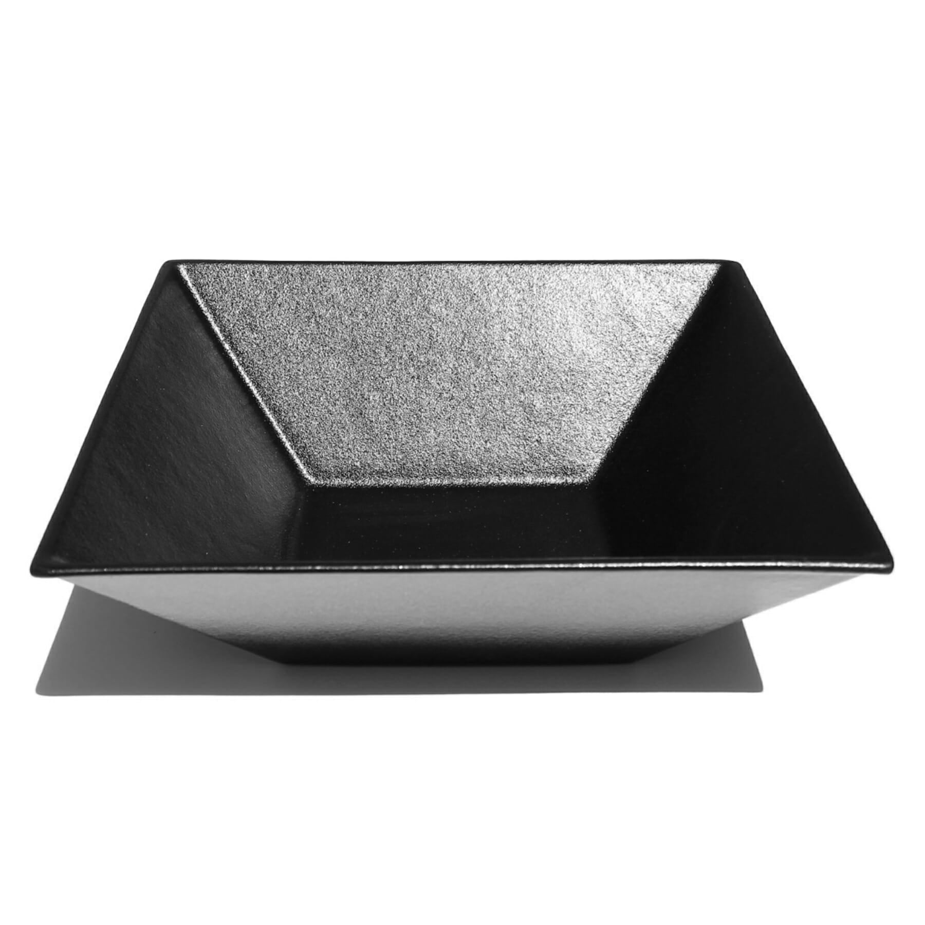Bugambilia 432-4/5 oz. Square Bowl, Solid Black