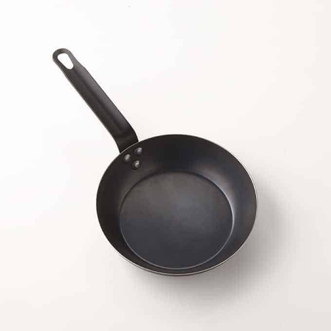 10" Fry Pan, Black Steel