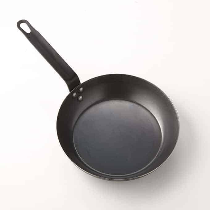 11" Fry Pan, Black Steel