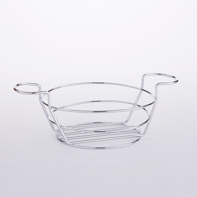 8" Round Basket, Chrome