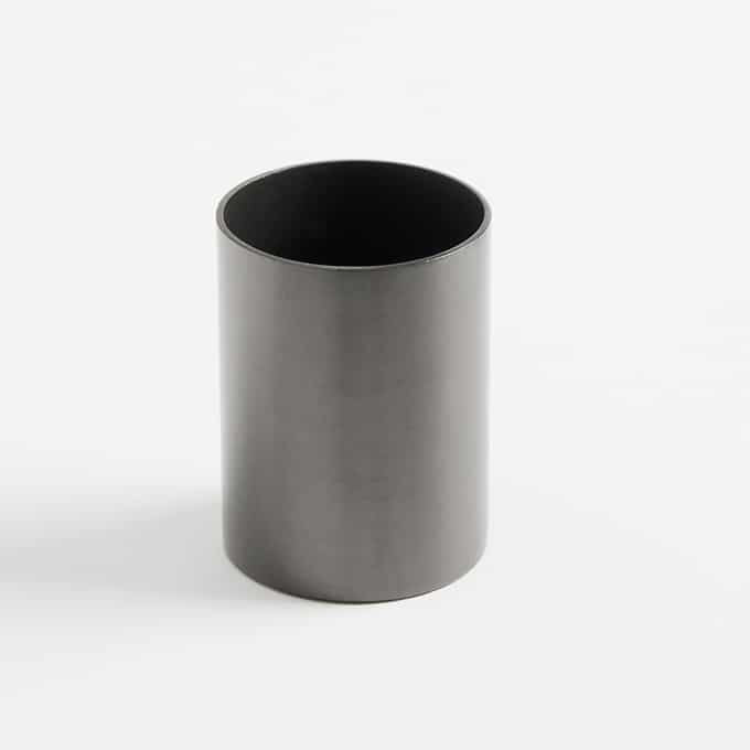 2" Round Sugar Packet Holder/Cylinder, PVD Black