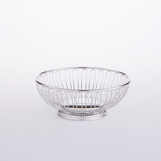 8" Round Stainless Steel Basket
