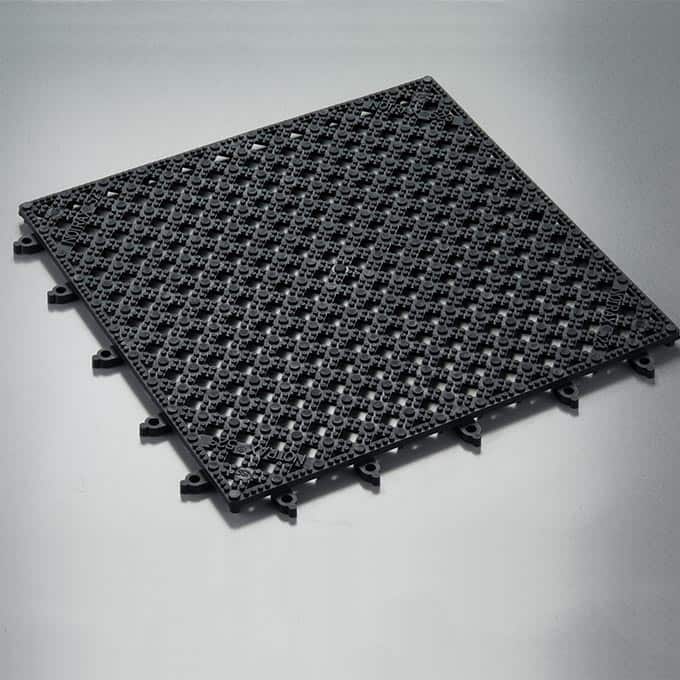 12" x 12" Bar Tile, Black
