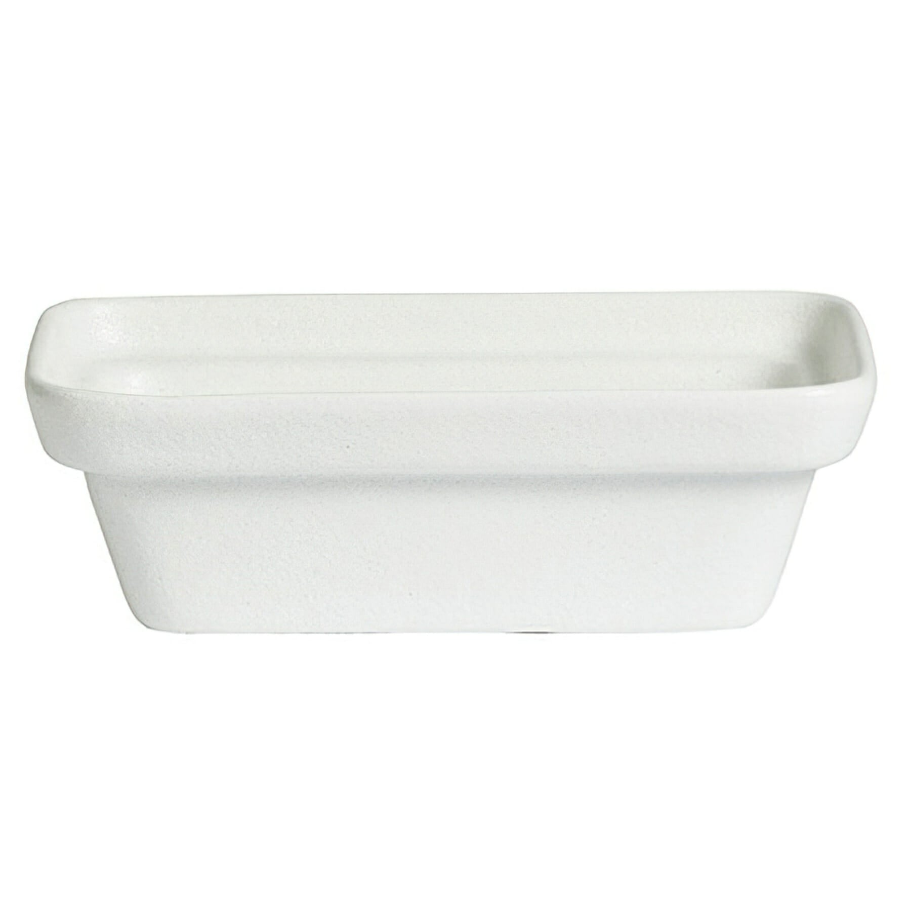 Bugambilia Salad Bar Bowl 50.75 oz Rectangle, Solid White