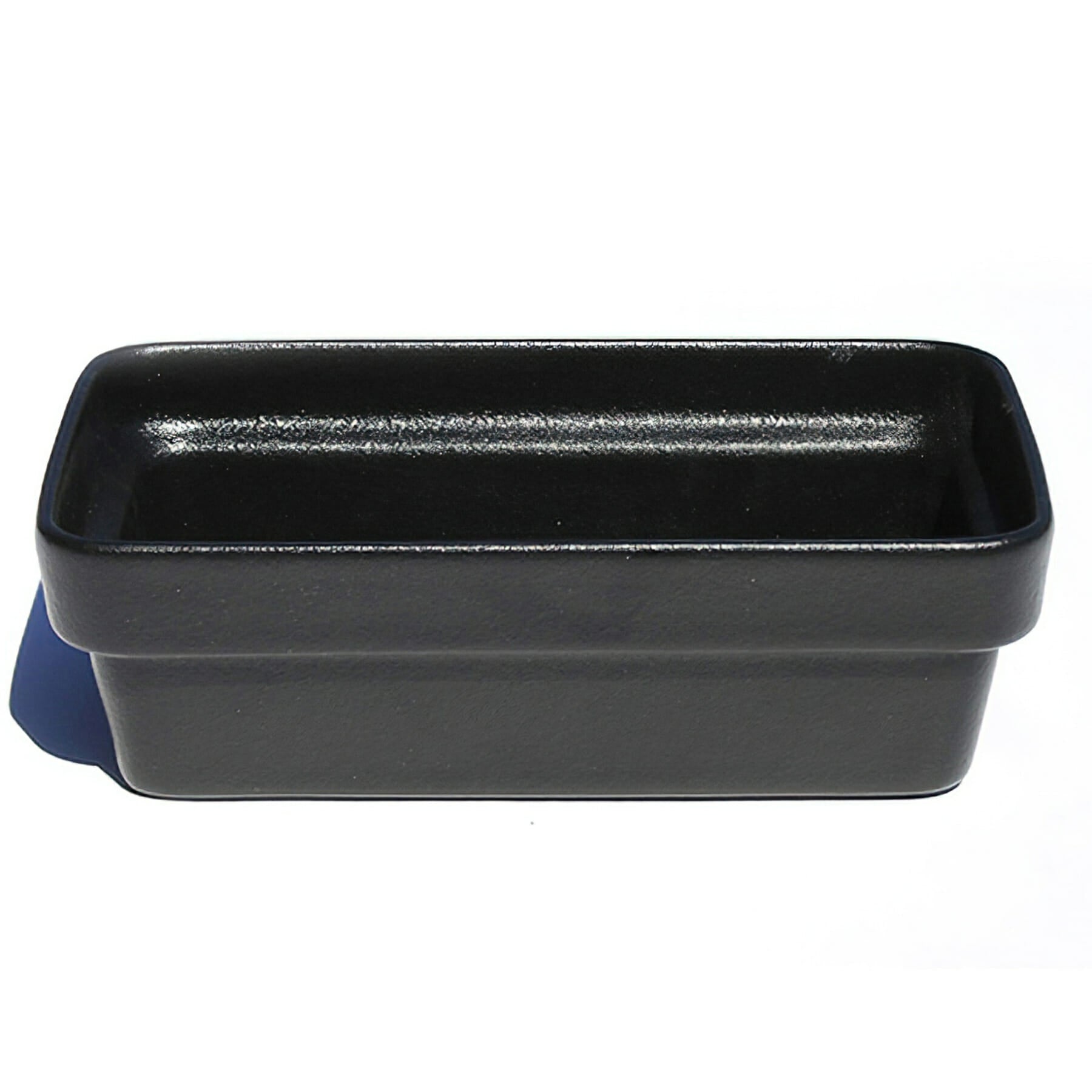 Bugambilia Salad Bar Bowl 84.5 oz Rectangle, Solid Black
