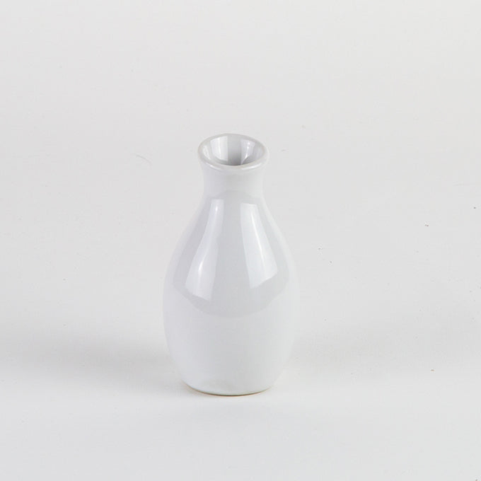White Ceramic Jug Bud Vase