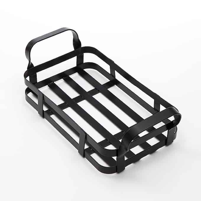 Condiment Rack with Handles, 9"L x 6"W, Black