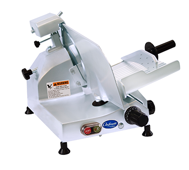 Chefmate Food Slicer, manual, 10" diameter knife, 0" to 9/1 
