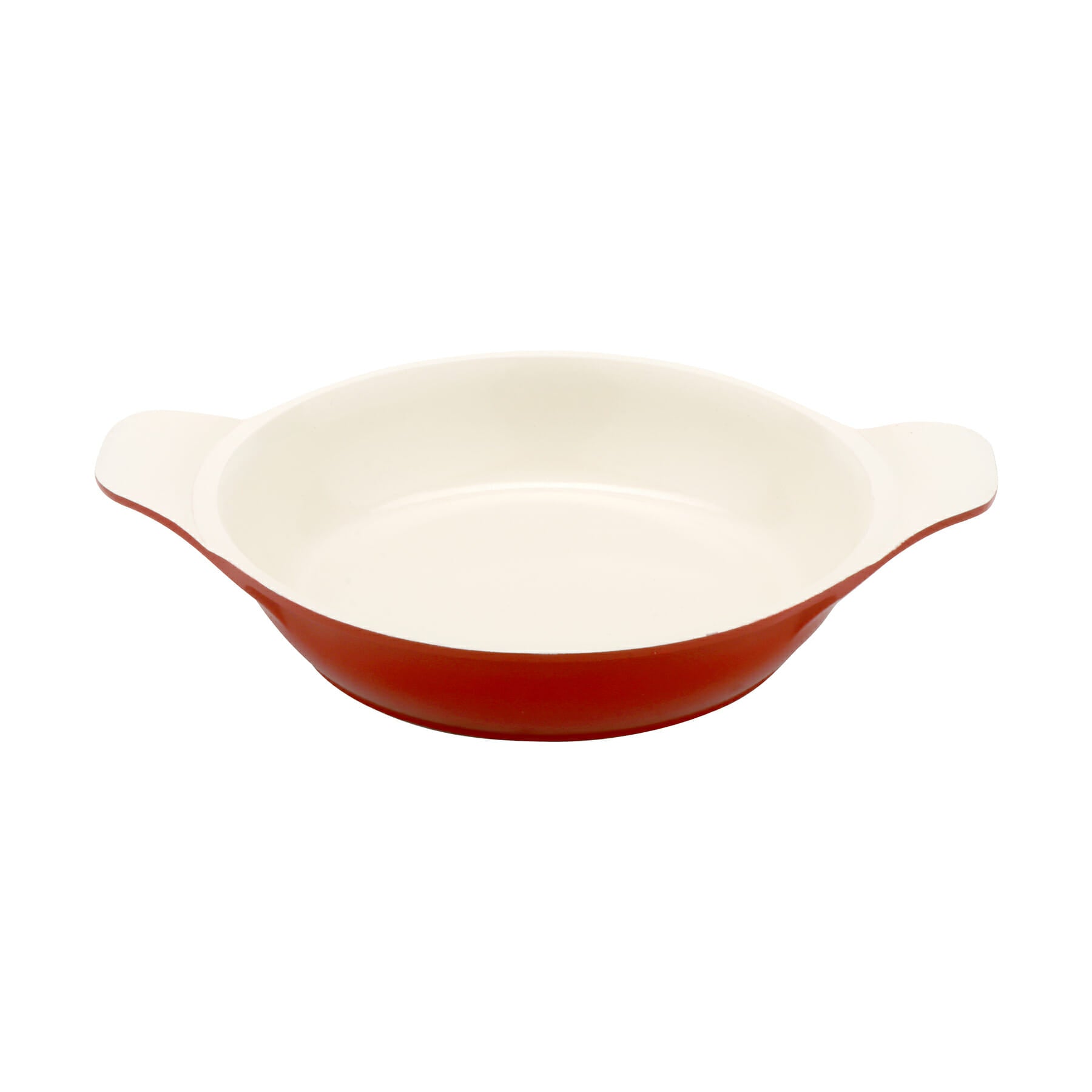 Heiss™ 10 oz. Round Mini Induction Pan, Red