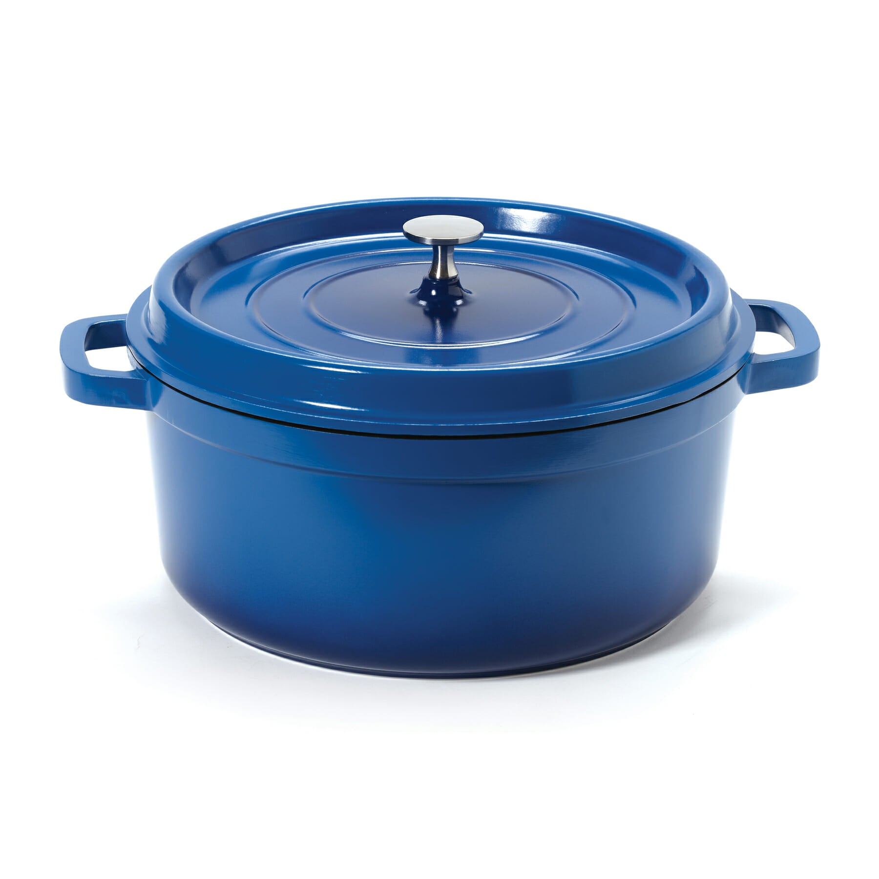 Heiss™ 6-1/2 qt. Round Induction Dutch Oven with Lid, Cobalt Blue