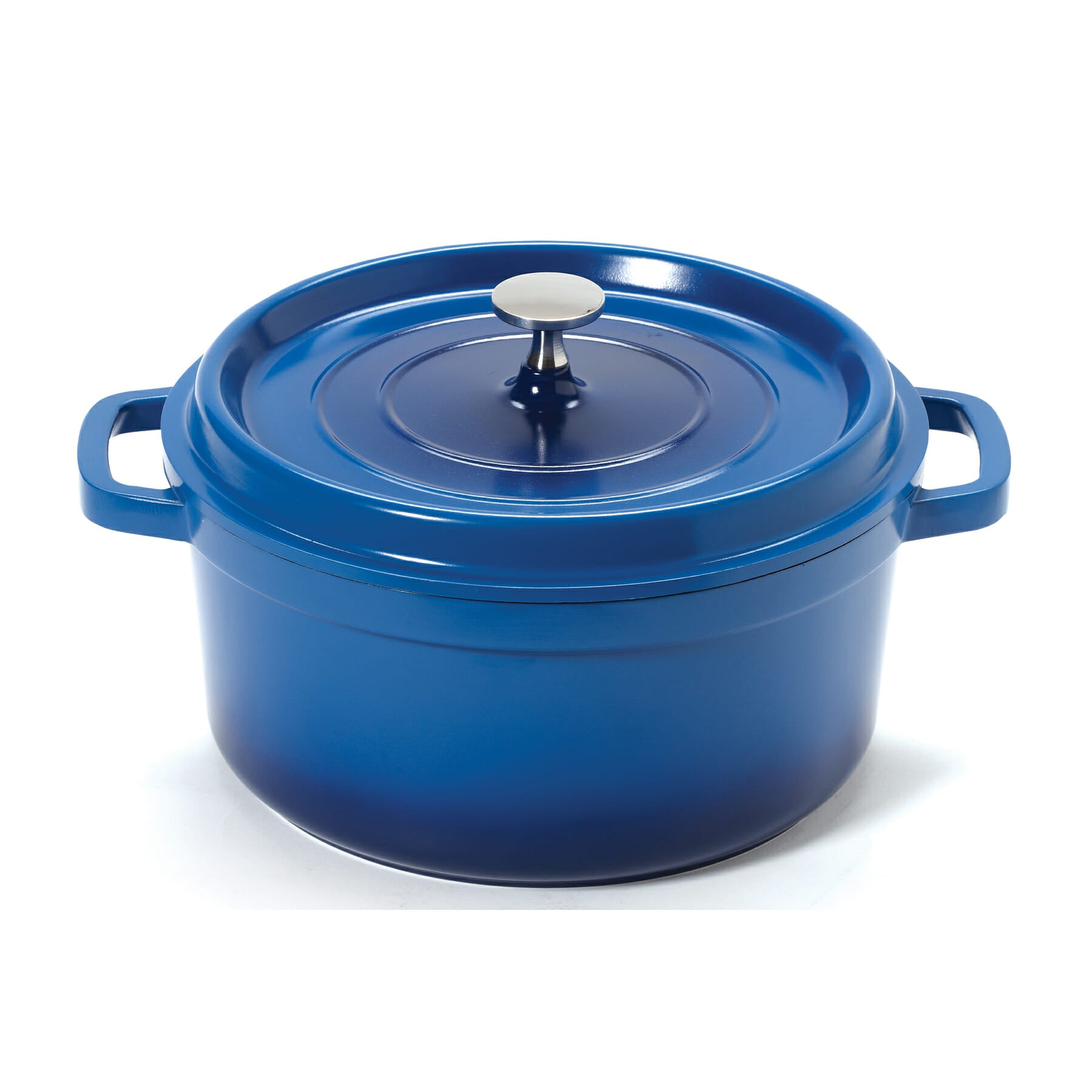 Heiss™ 4-1/2 qt. Round Induction Dutch Oven with Lid, Cobalt Blue
