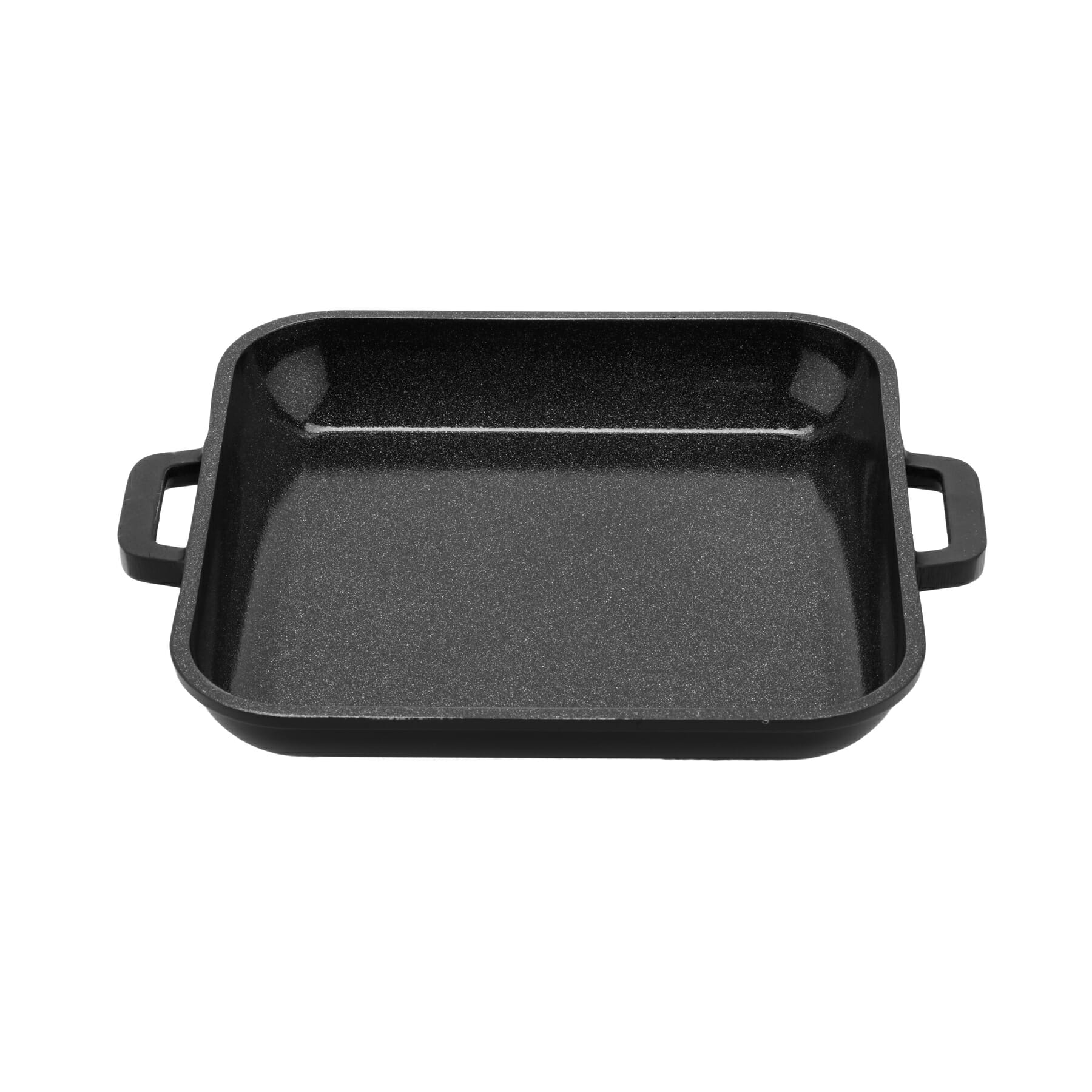 Heiss™ 10 oz. Square Mini Induction Grill Pan, Black