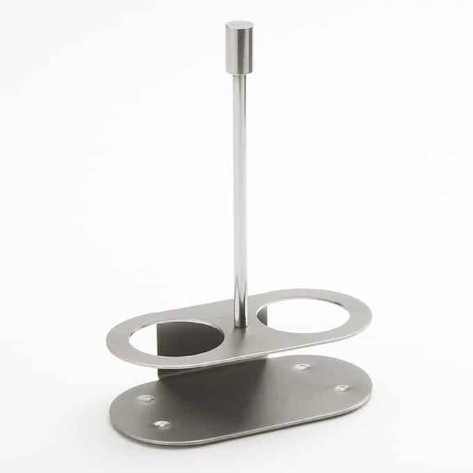 Salt & Pepper Caddy, Stainless Steel, 4-3/4"L x 2-1/2"W