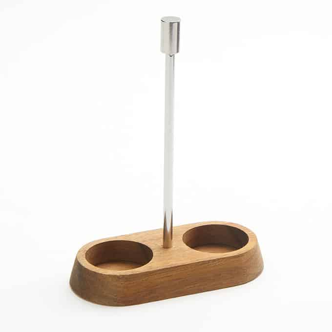 Salt & Pepper Caddy, Acacia Wood, 5"L x 2-1/2"W