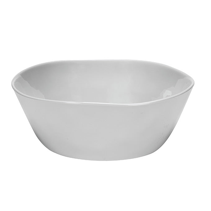 Crave 320 oz. Round Melamine Serving Bowl, Cloud
