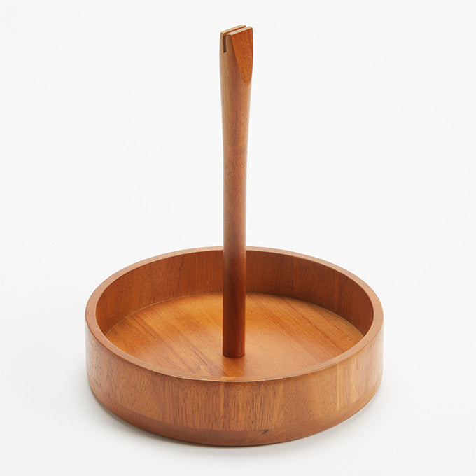 Loft Collection Condiment Caddy, 8-3/8"D., Acacia Wood