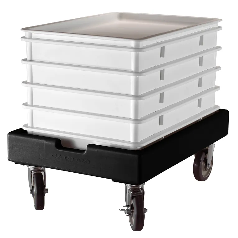 Camdolly®, 27-7/8"L x 19-7/8"W x 10-1/4"H, for pizza dough boxes, Black