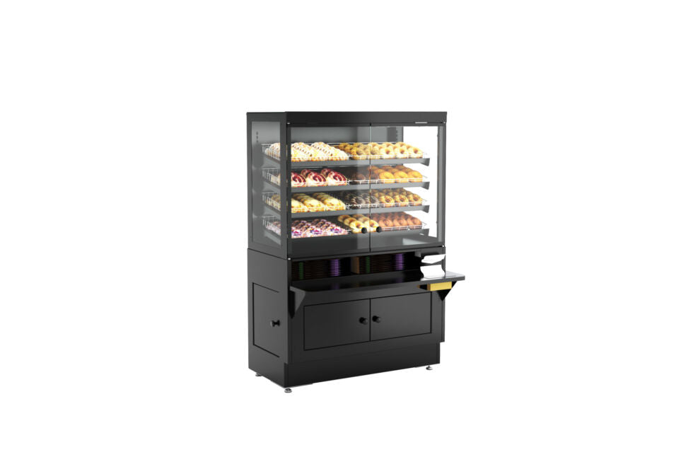 Addenda Self-Service Non-Refrigerated Merchandiser, 44-3/4"W x 32-5/8"D x 66-1/4"H