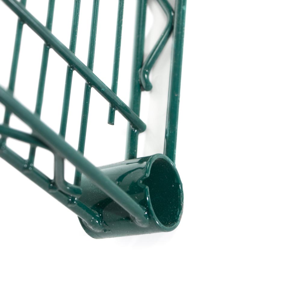 K Series 36" x 24" Green Epoxy Wire Shelf