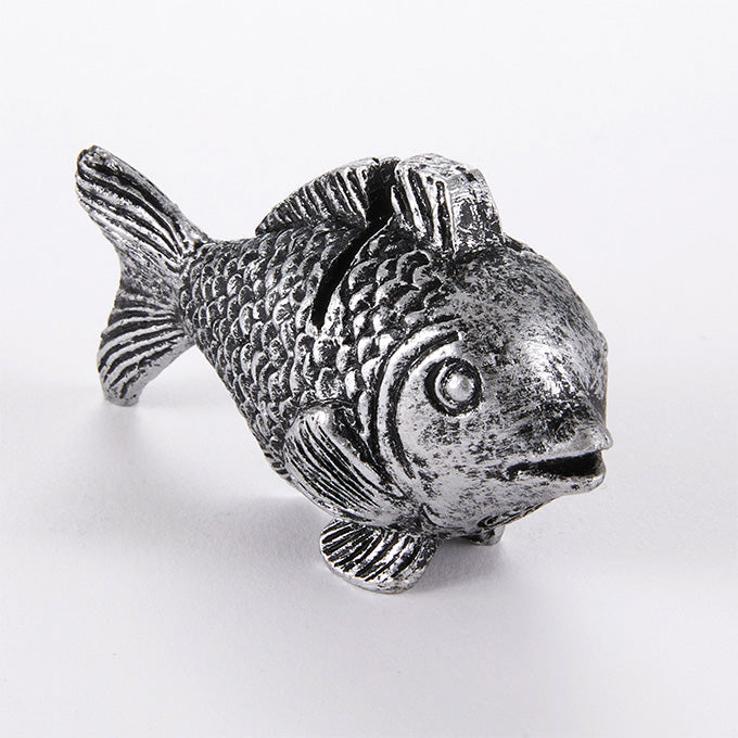 Card Holder, Polyresin, Fish