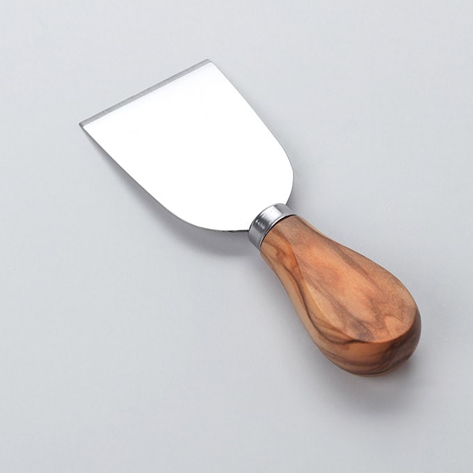 Semi-Hard Cheese Knife, Olive Wood Handle